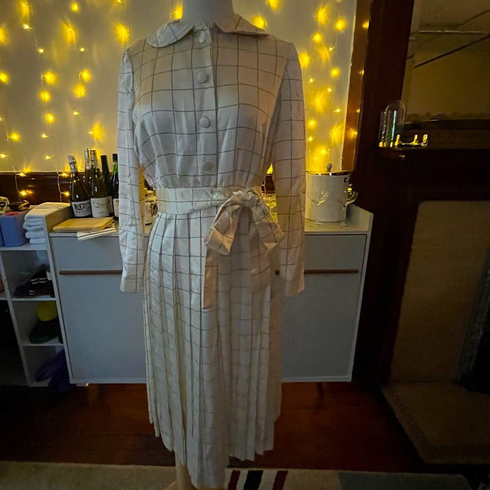 Vintage Balliet’s windowpane dress